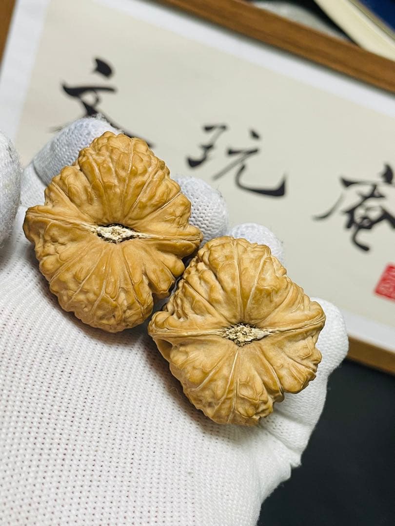 ❤️新入荷❤️No.685-a❤️文玩くるみ（文玩核桃） 精配南瓜