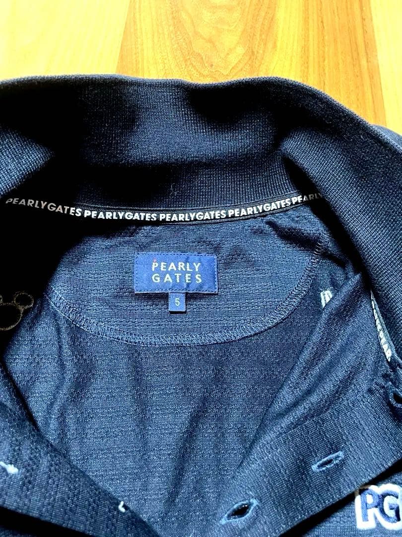 【超美品】PARLY GATES パーリーゲイツ5メンズシャツ　ミッキーコラボ