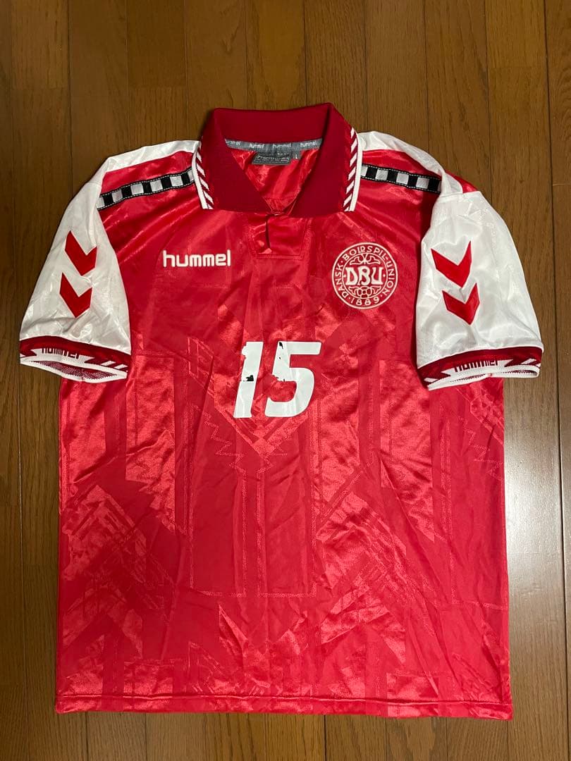 90s vintage hummel デンマーク代表 ユニフォーム L
