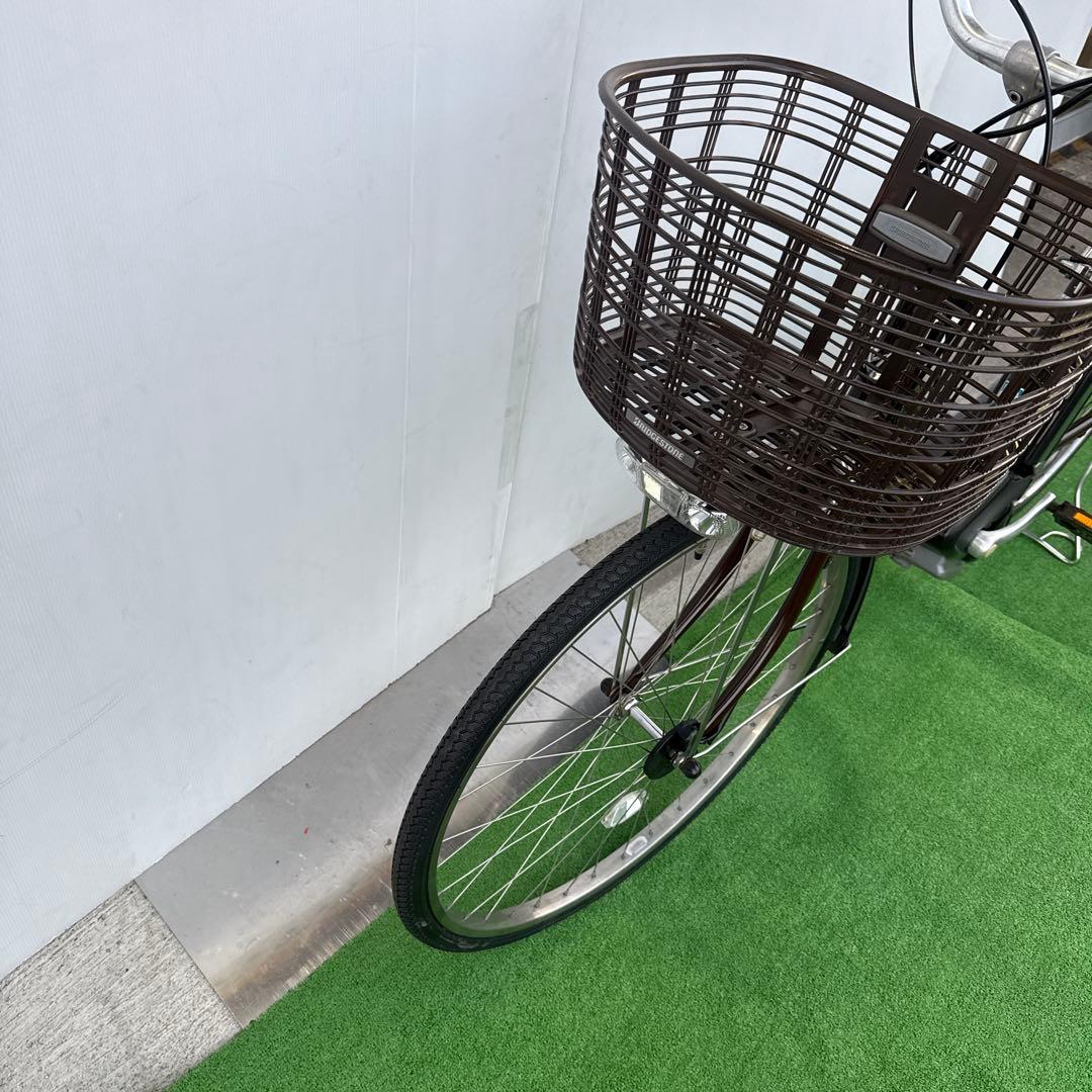 ブリヂストン電動アシスト自転車26インチ ブラウン