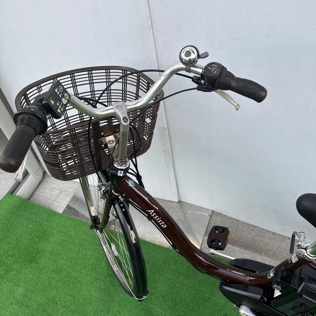 ブリヂストン電動アシスト自転車26インチ ブラウン
