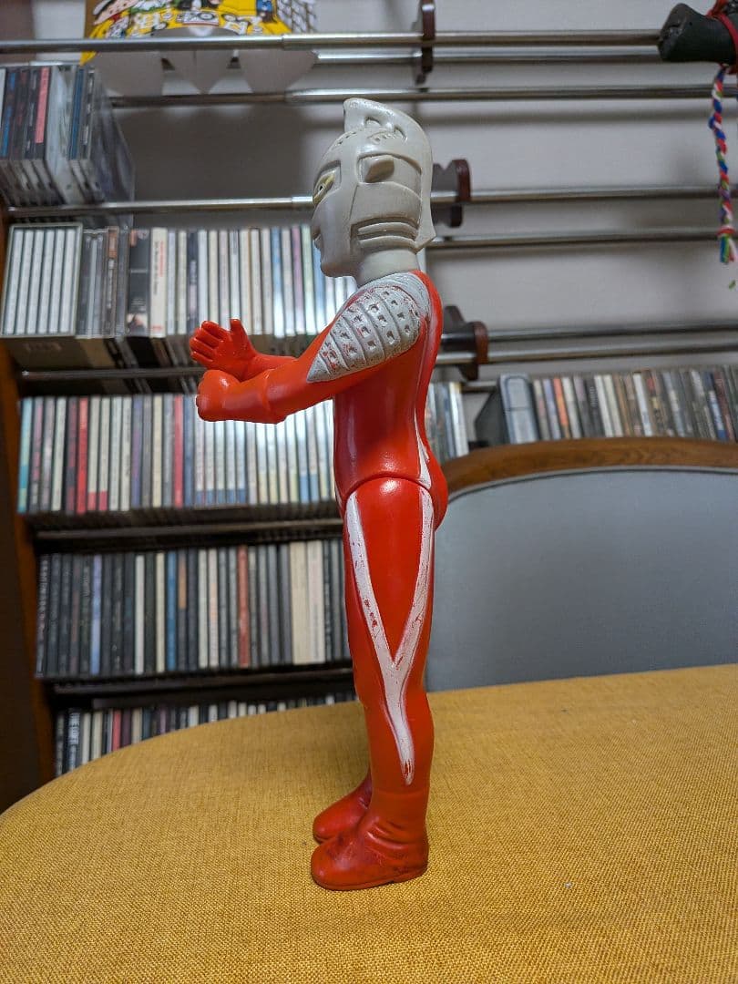 当時物　マルサン製　ウルトラセブン　450サイズ　大サイズ　ブルマァク　ソフビ