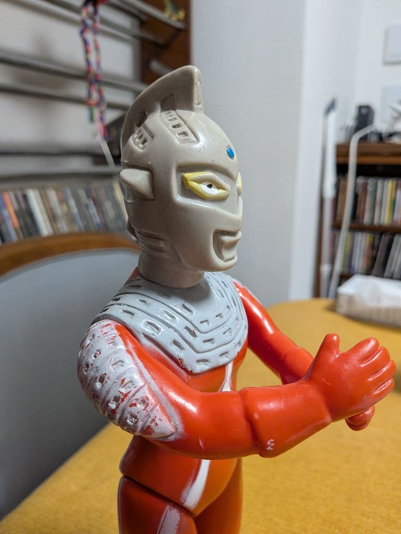 当時物　マルサン製　ウルトラセブン　450サイズ　大サイズ　ブルマァク　ソフビ