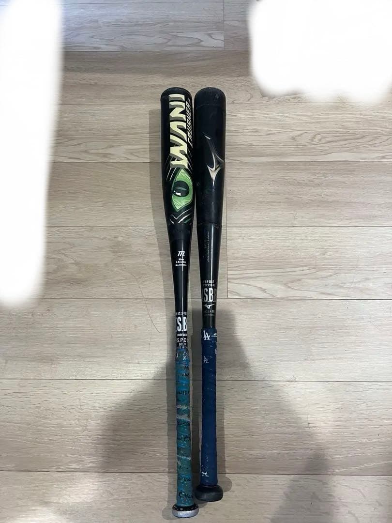 野球　バット　2本まとめ　軟式
