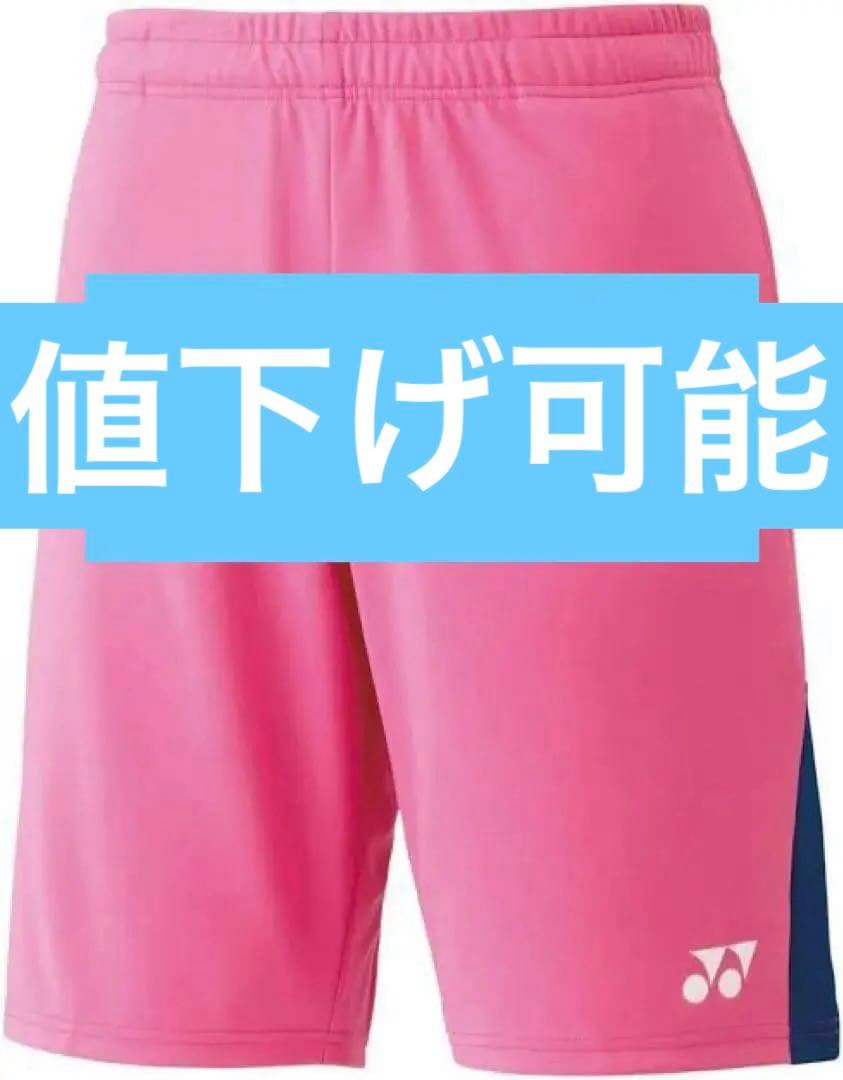 即決可YONEX ハーフパンツ ピンク 日本代表 Mサイズ バドミントン