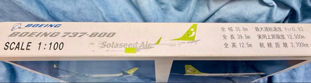 ソラシドエア ボーイング737-800 1/100 Solaseed Air