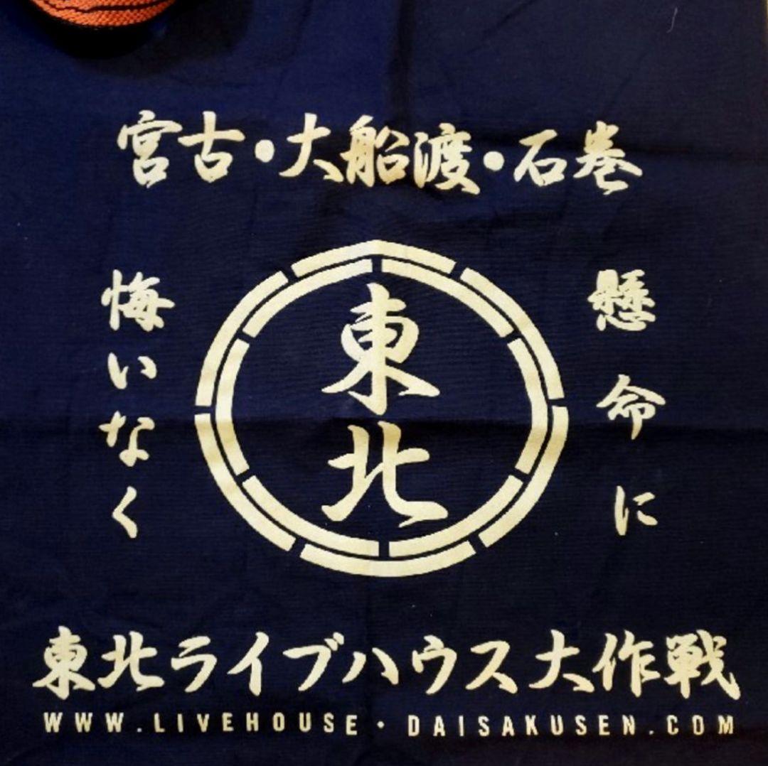 【新品未使用】東北ライブハウス大作戦 前掛け エプロン 男女兼用 細美武士