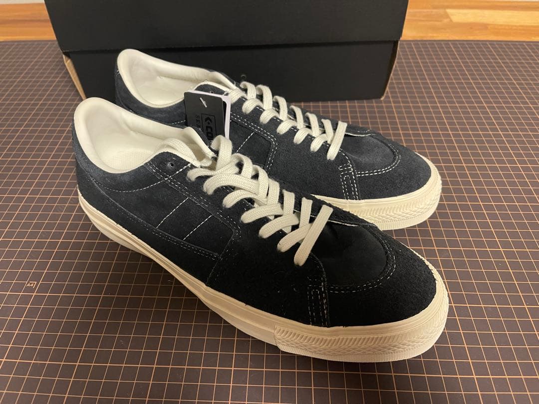 CONVERSEコンバースSKATESTAR SK OXスエードブラック27.5