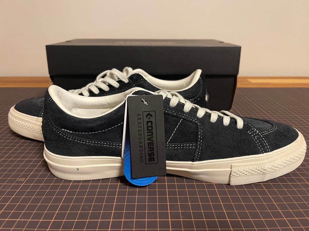 CONVERSEコンバースSKATESTAR SK OXスエードブラック27.5