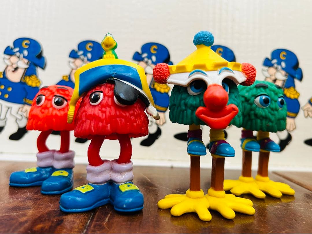 89'McDonald's Funny Fry Friends×4 フライガイ