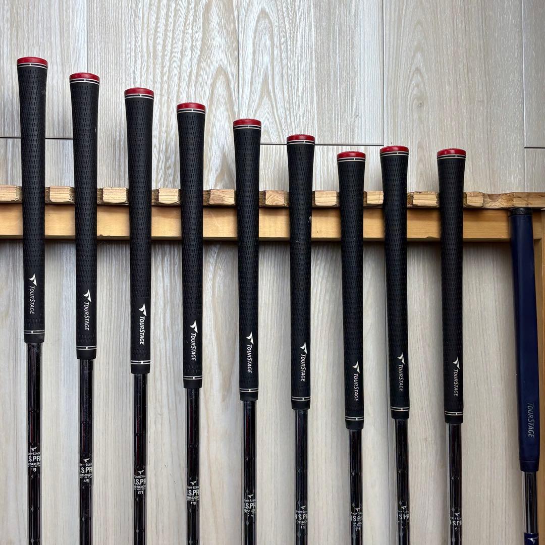 【メンズ右】ツアーステージ X-DRIVE GR メンズゴルフセット14本セット