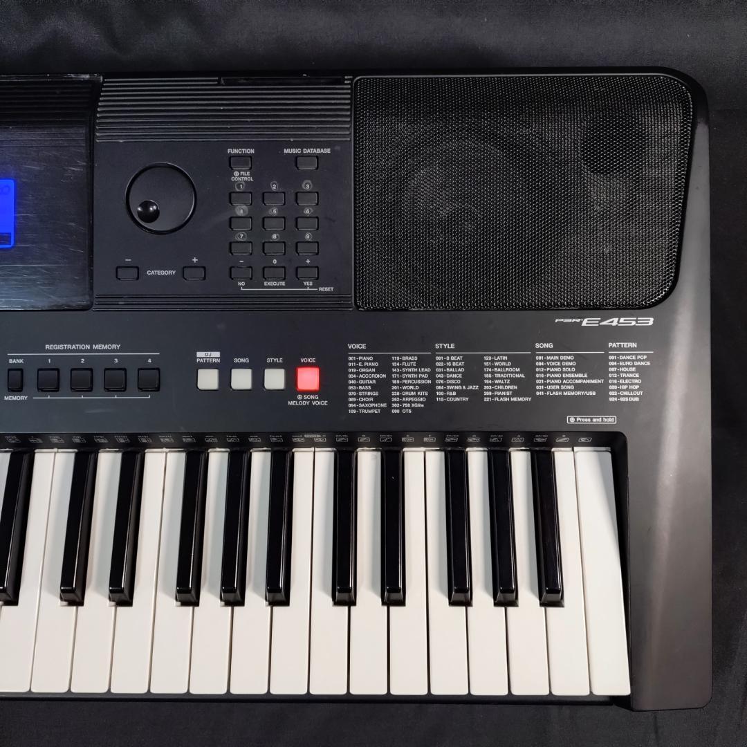 YAMAHA ヤマハ PSR-E453 電子キーボード 電子ピアノ 動作確認済み