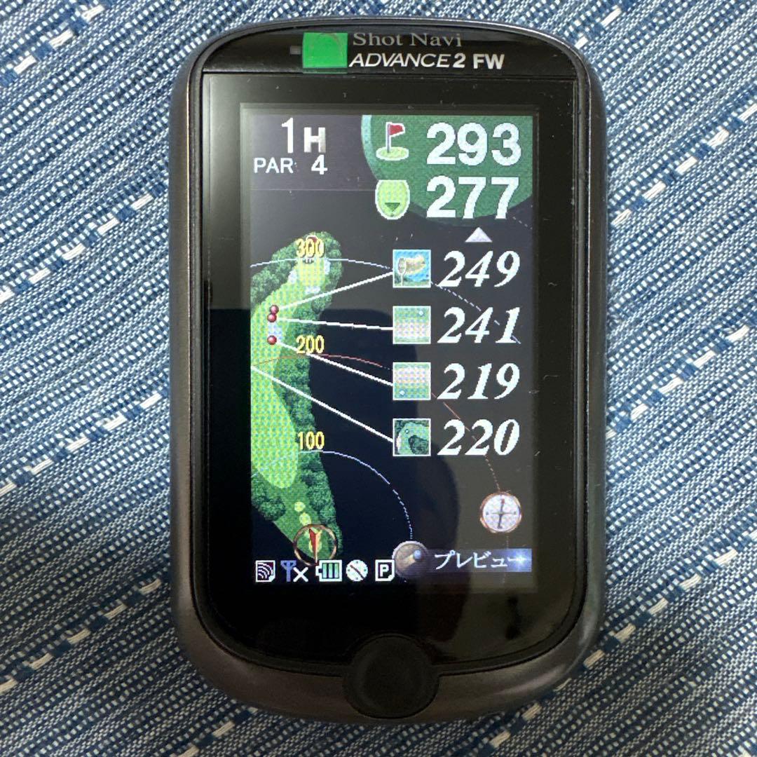 Shot Navi ADVANCE 2FW ゴルフ用距離計