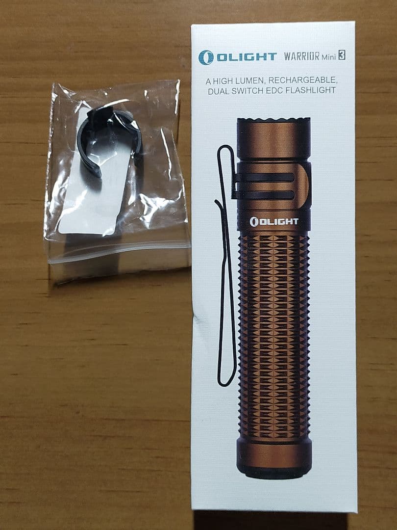 オーライト WARRIOR Mini 3 タクティカルライト デザートタン