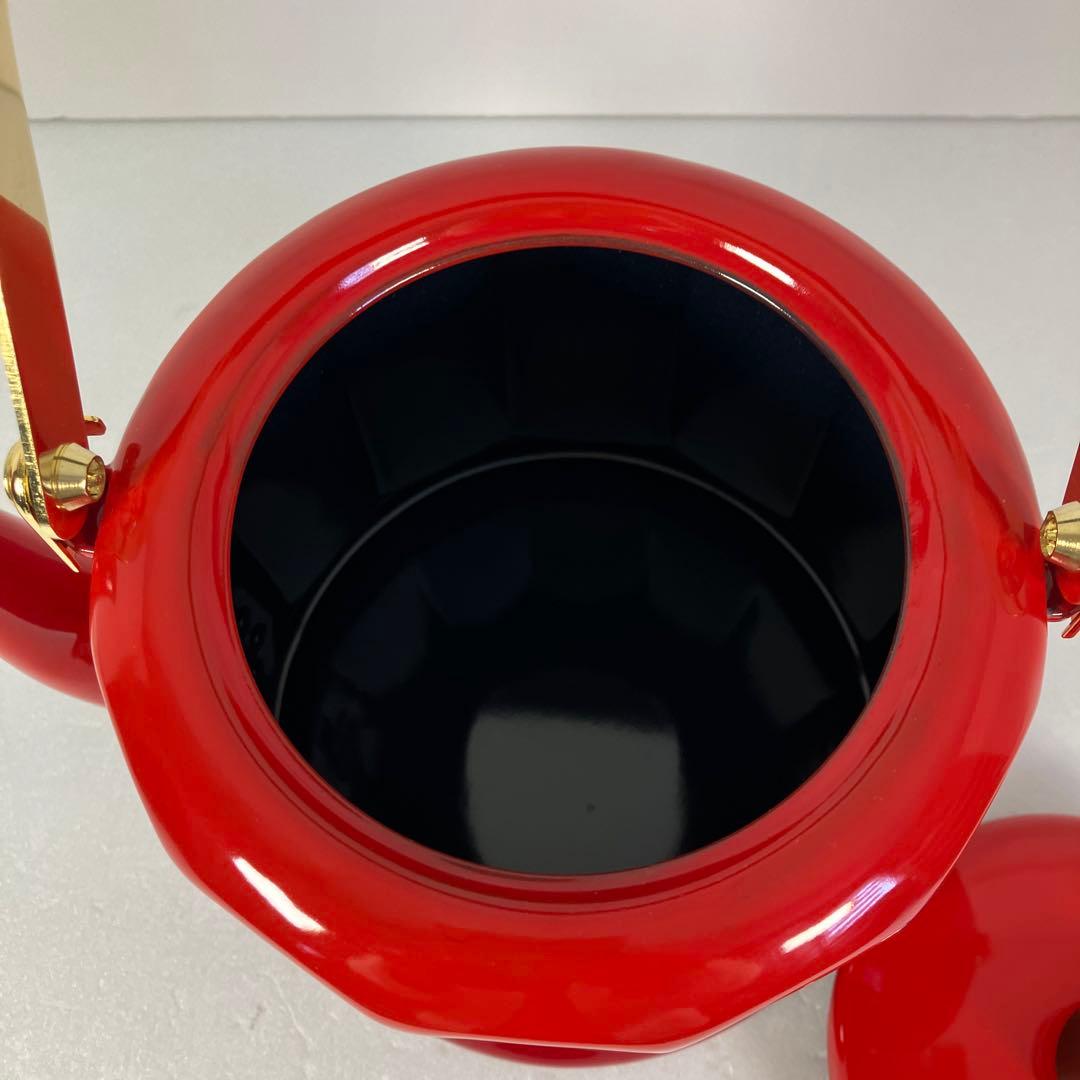 野田琺瑯 ロイヤルクラシックケトル 2L レッド｜新品 未使用 箱入り