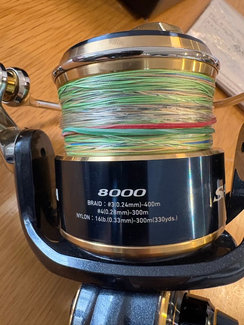極美品　Daiwa 20 ソルティガ 8000 P スピニングリール