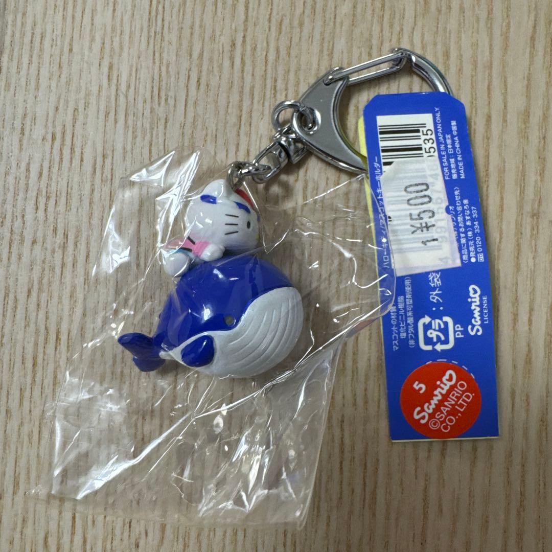 ご当地キティ　紀州路　くじら　マスコット　キーホルダー　新品