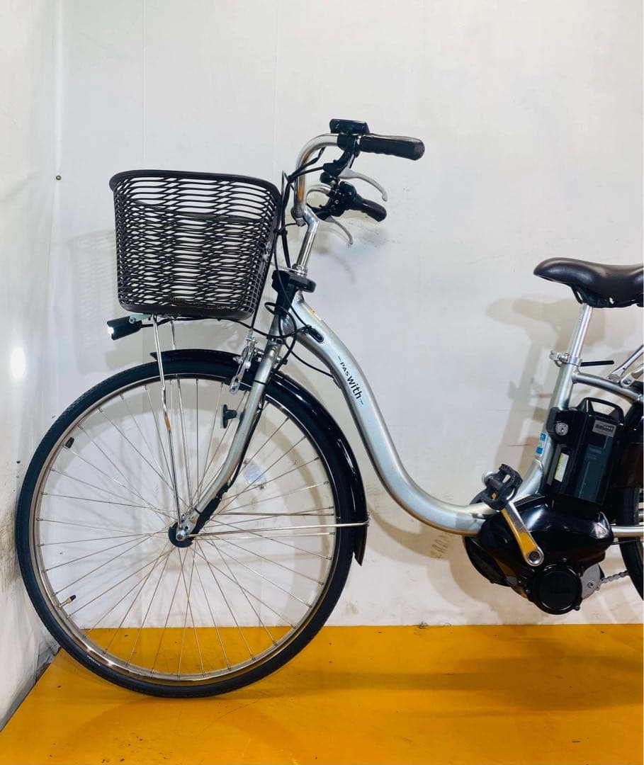 送料無料条件付きYAMAHAPAS with 26型電動アシスト自転車中古車