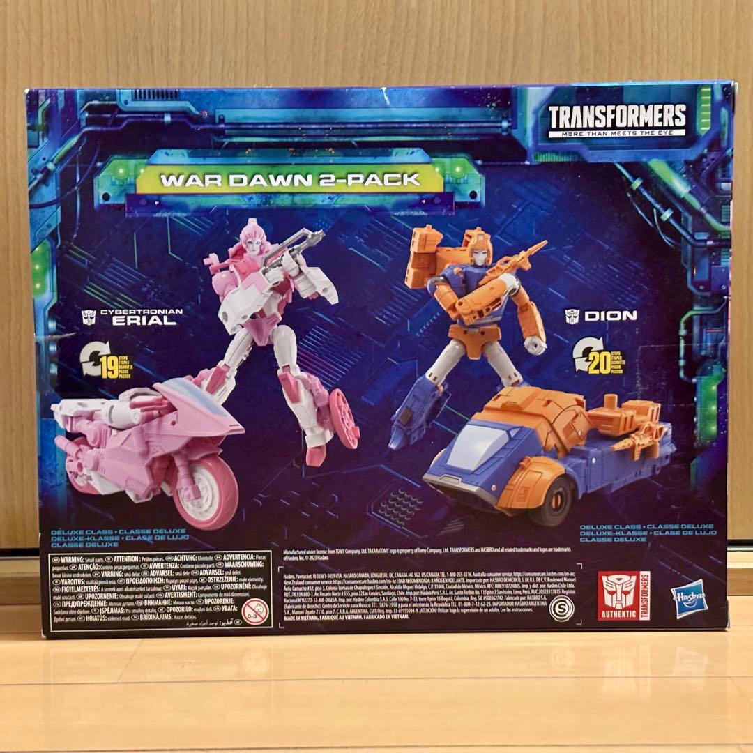 【日本未発売/新品】トランスフォーマー ウォードーン2パック エリアル ダイオン