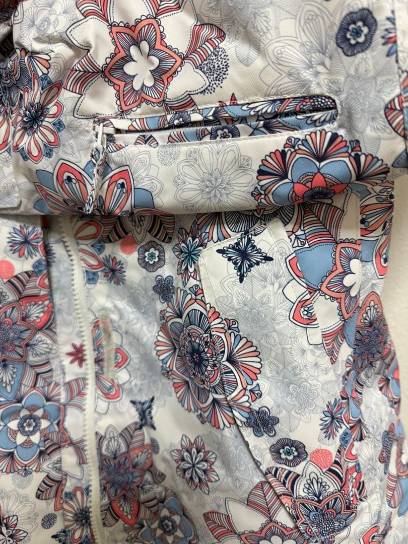 【Roxy】ロキシー　花柄スノーボードウェア　上下セット