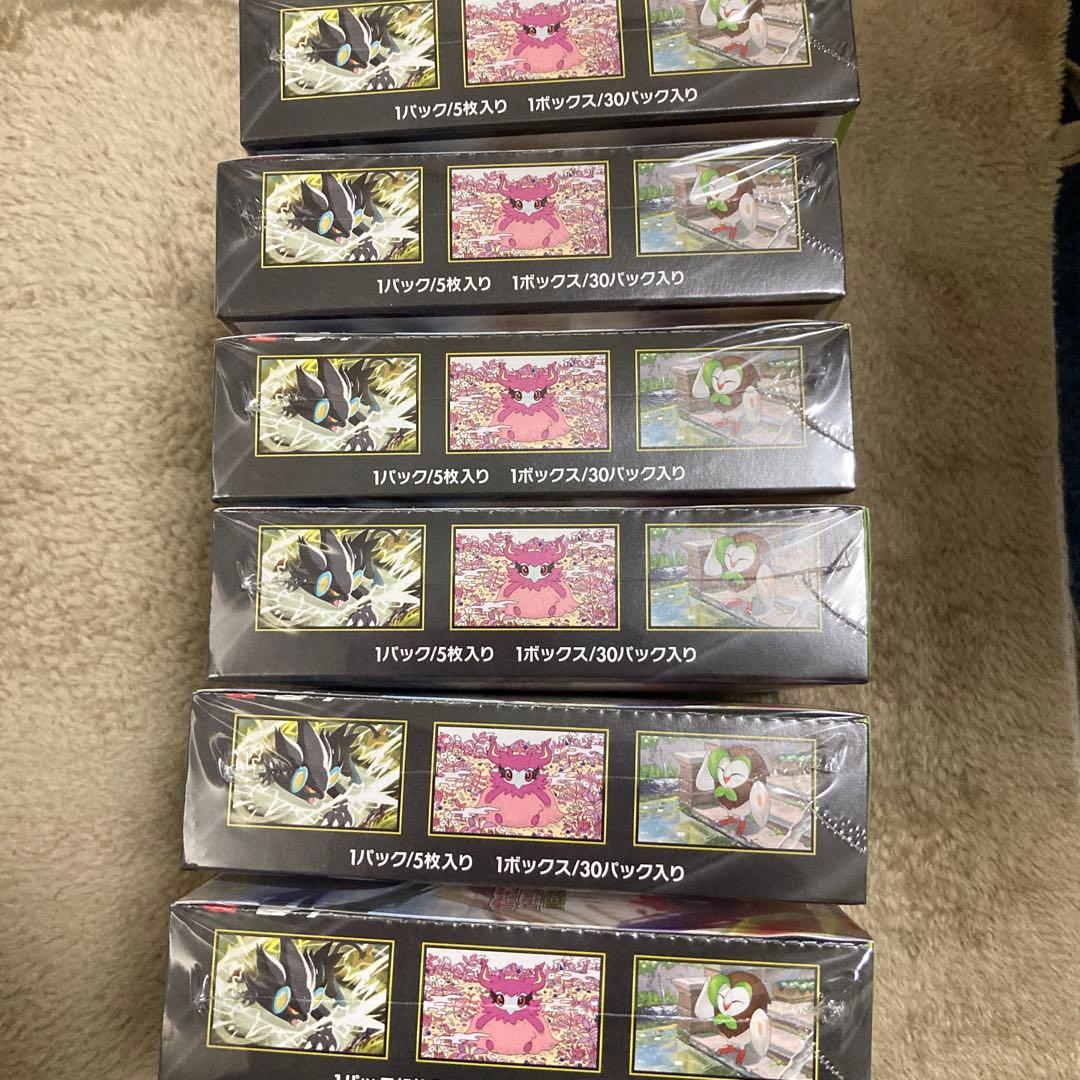 ポケモンカードゲーム　ムニキスゼロシュリンク付き　6BOX