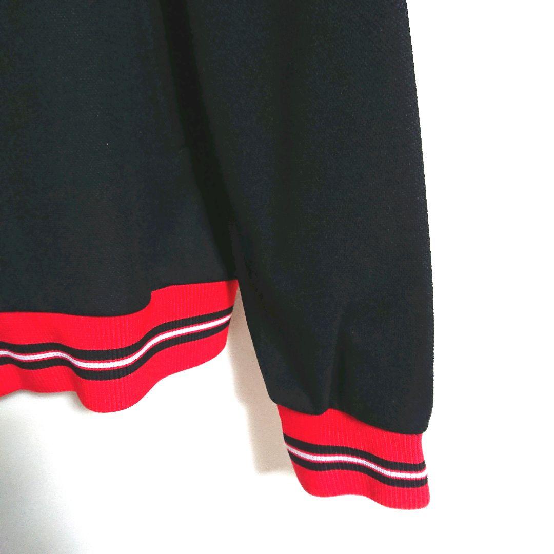 80s adidas オールドアディダス 赤黒色 トラックジャケット ジャージ