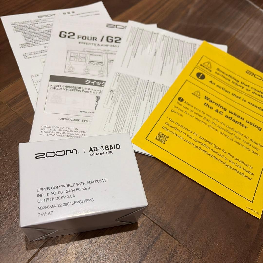 ほぼ未使用【使用1回】ZOOM G2 FOUR マルチエフェクター