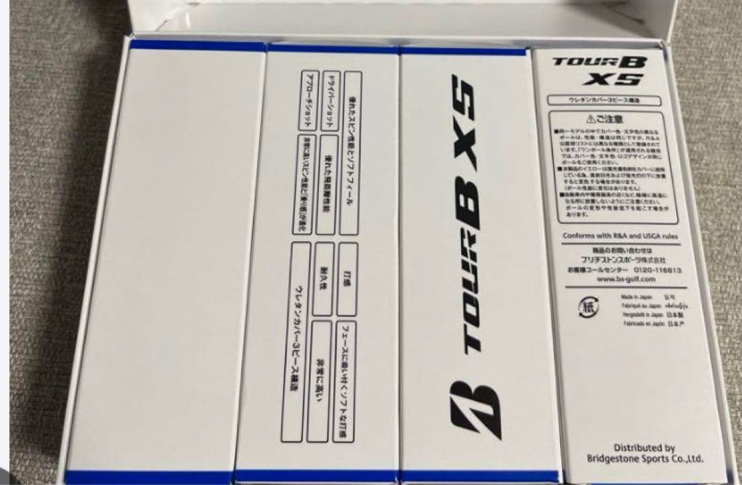 ブリヂストン 2024TOUR B XS ゴルフボール 6スリーブ