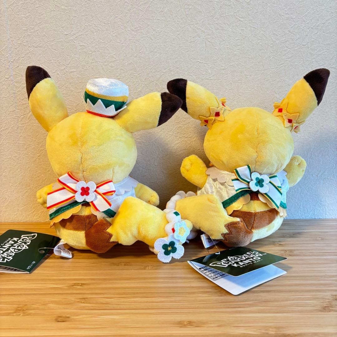 ポケパーク限定 ピカチュウ ぬいぐるみ 2体セット カーニバル
