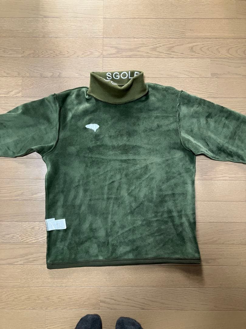 BEAMS GOLF ハイネックセーター オリーブ