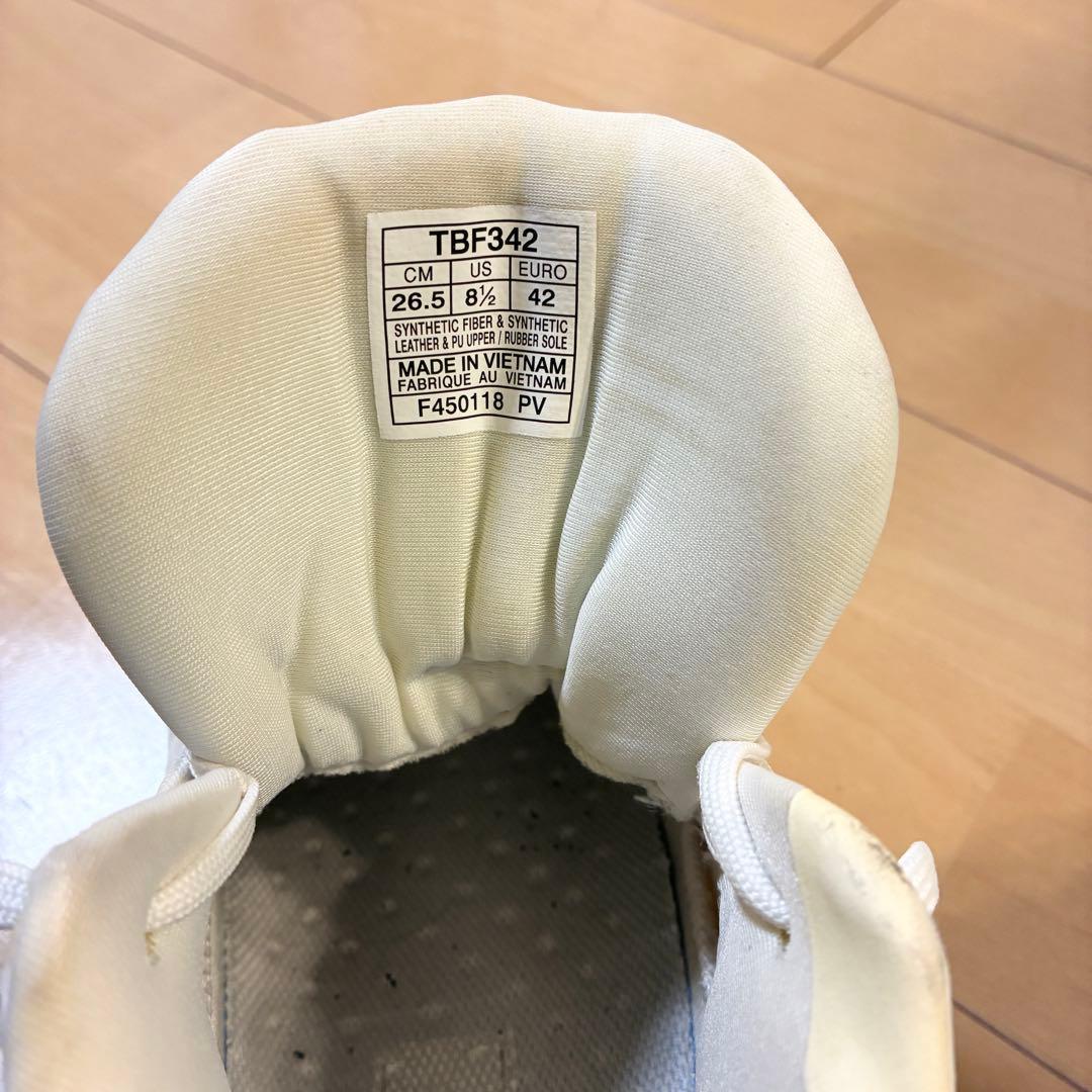 GELBURST 22 ホワイト×ホワイト バスケットボールシューズ26.5cm