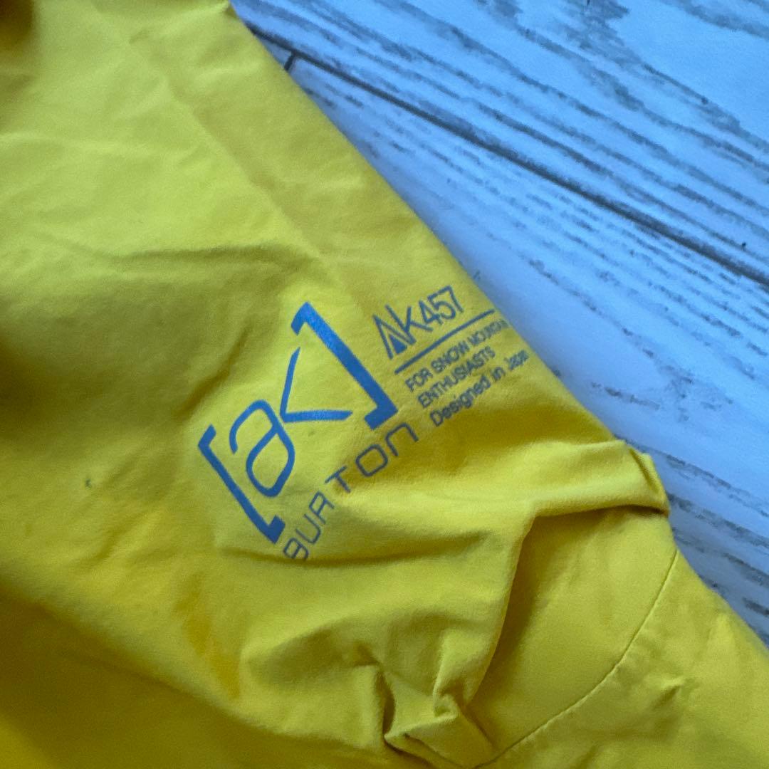 ak457 GORE-TEX イエロー GUIDE ビブ スノーボード XL