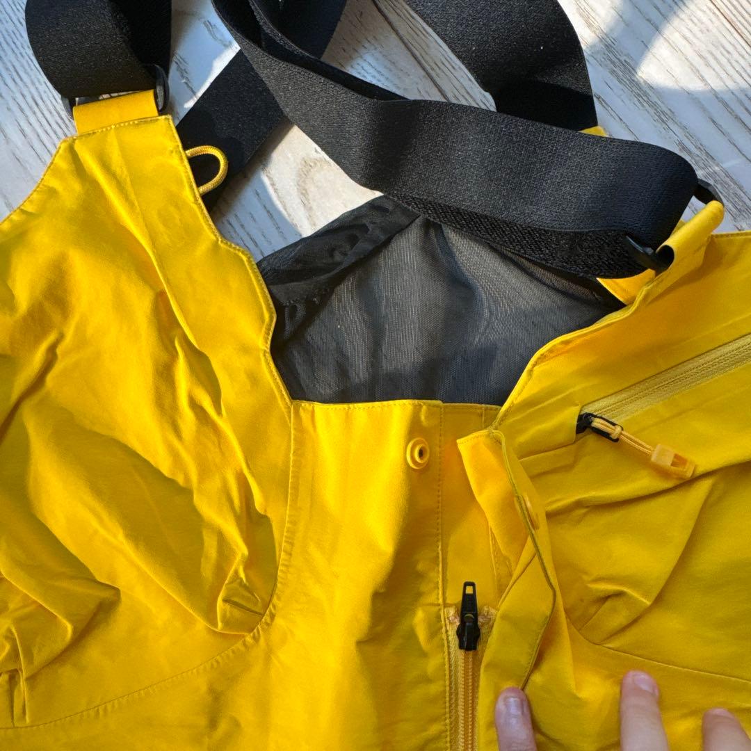 ak457 GORE-TEX イエロー GUIDE ビブ スノーボード XL