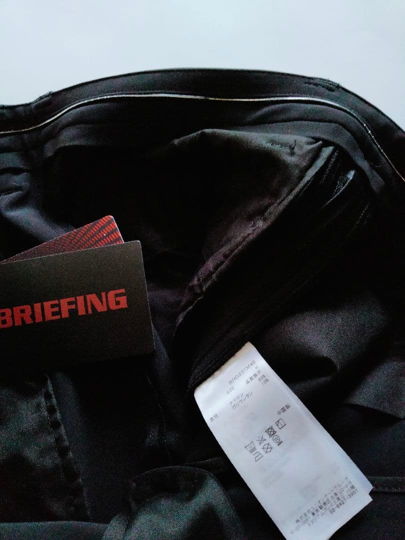 新品タグ付き 冬物 BRIEFING CARVICO MILITARY 黒 M