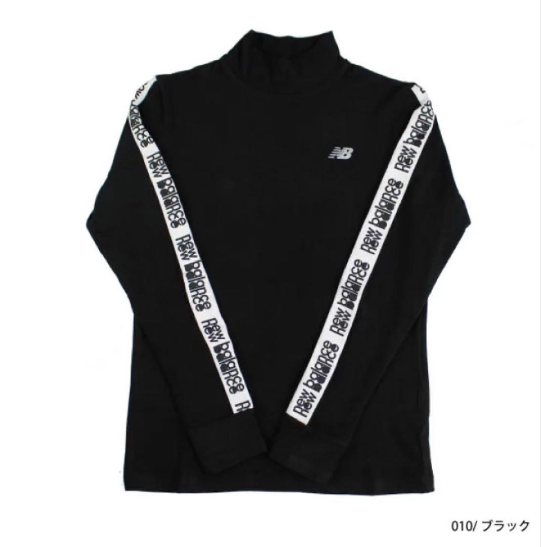 S ☆新品☆ ニューバランス ゴルフ 長袖ハイネック プルオーバー ブラック