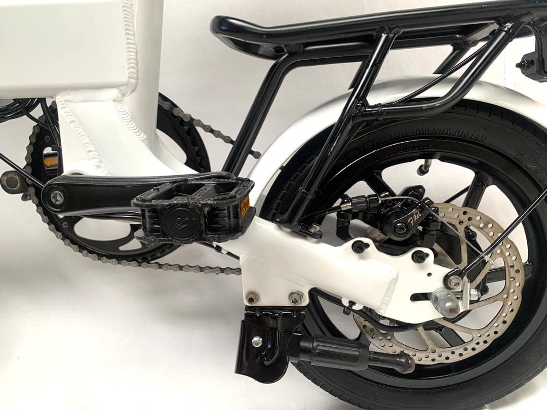 送料無料 Ever Blue ディスク 折り畳みアシスト電動自転車 動作確認済