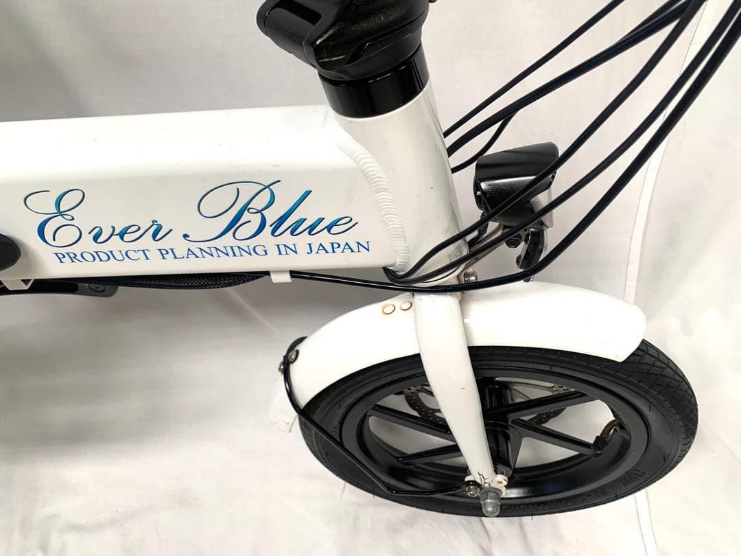 送料無料 Ever Blue ディスク 折り畳みアシスト電動自転車 動作確認済