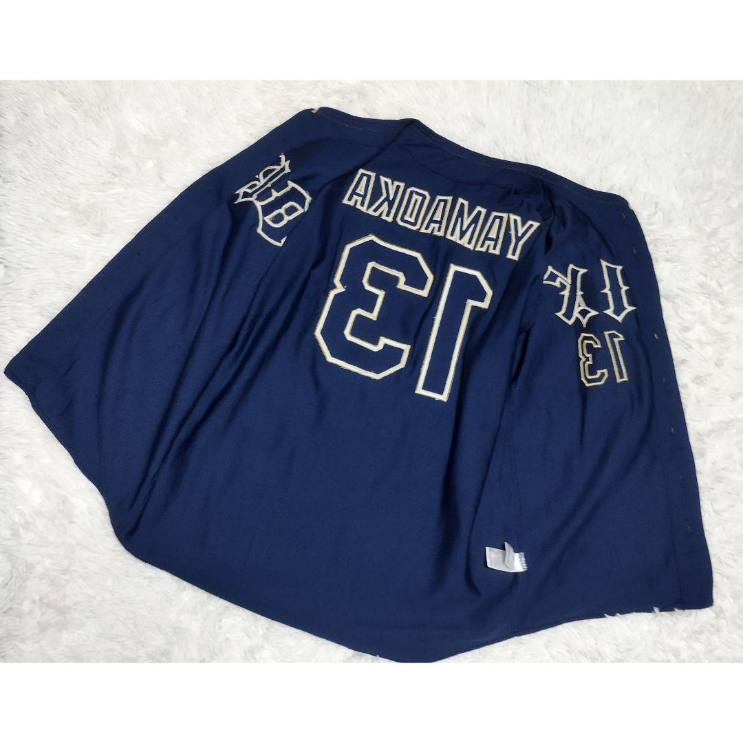 美品　デサント　オリックス・バファローズ　レプリカユニフォーム　山岡泰輔　 L