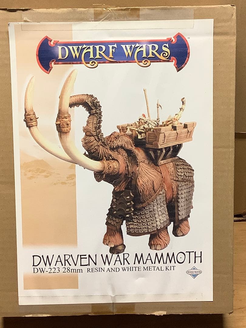 SF・ファンタジー・ホラー Dwarven War Mammoth DW-223 28mm