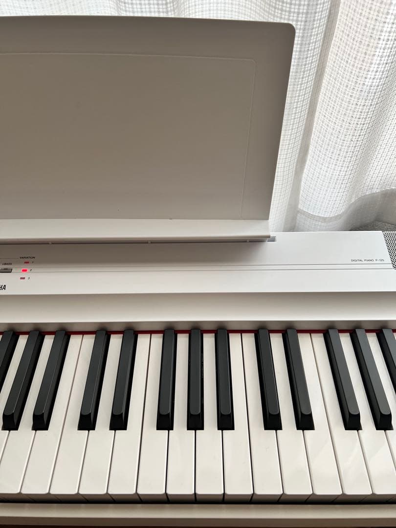 Yamaha 電子ピアノP125 88鍵 ホワイト