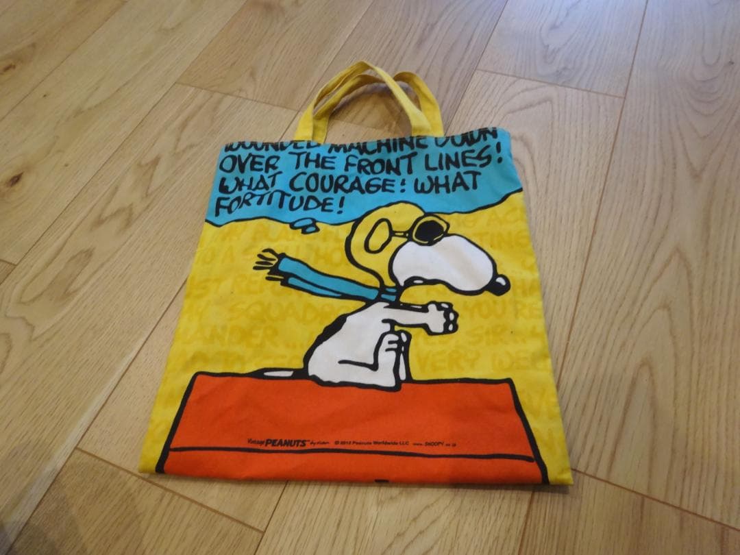 ファミリア　ピーナッツ　スヌーピー　トートバッグ　レア？　snoopy