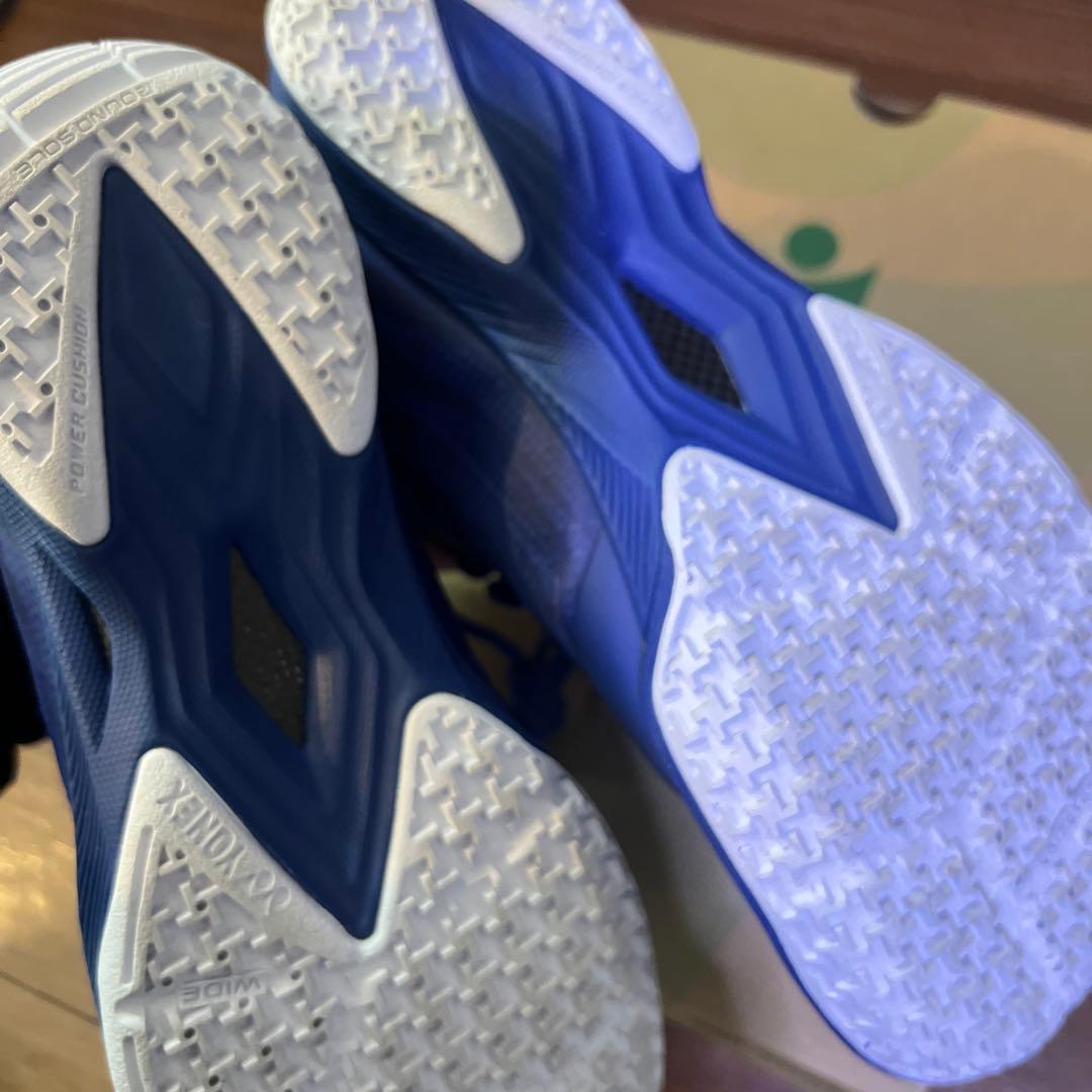 YONEX パワークッション エアラスZ 2 ワイド 23.0 ネイビーブルー