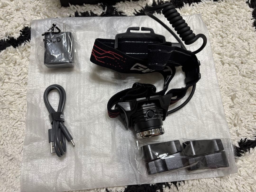 GENTOS(ジェントス) Gシリ 充電式LED ヘッドライト GH-118RG