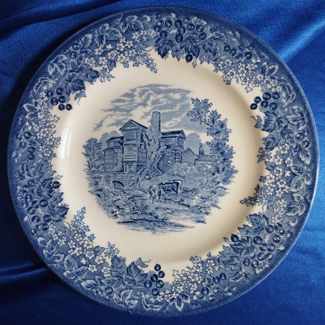 【未使用・黒壺美品】ウェッジウッド『ROMANTIC ENGLAND／プレート』