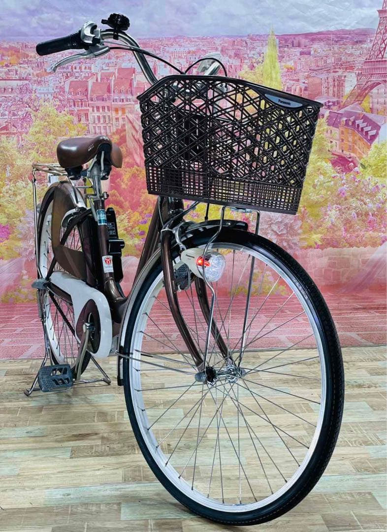 K2698 電動自転車パナソニック ビビ ママチャリ 26インチ 送料無料