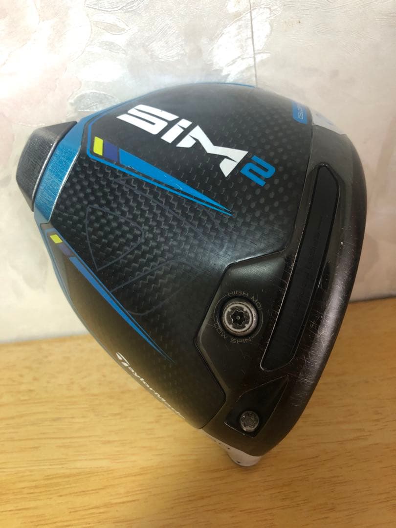 テーラーメイド SIM2 ドライバーヘッド 9.0° 純正ヘッドカバー付