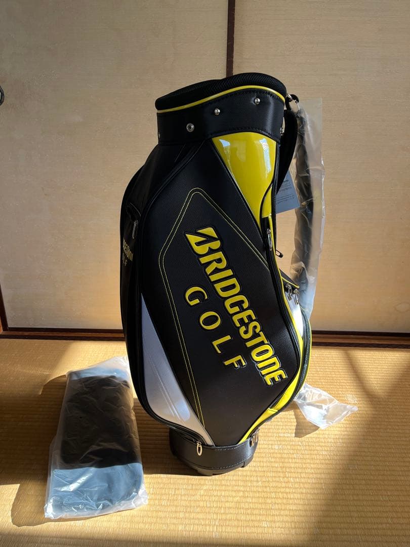 『新品・未使用』BRIDGESTONE GOLF キャディバッグ 黒/黄