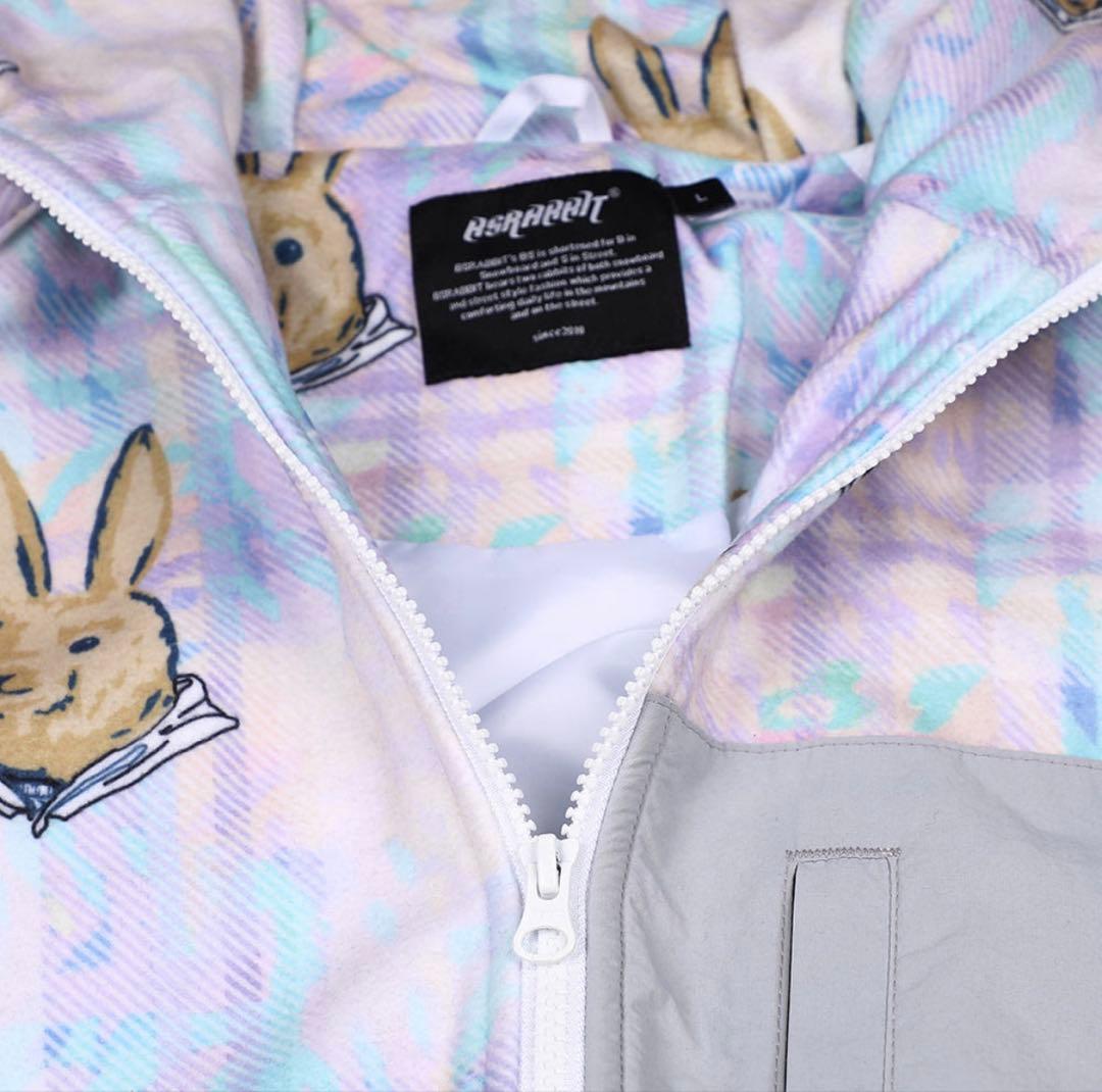 スノーボード BSRABBIT  Fleece Hooded Jacket(L)