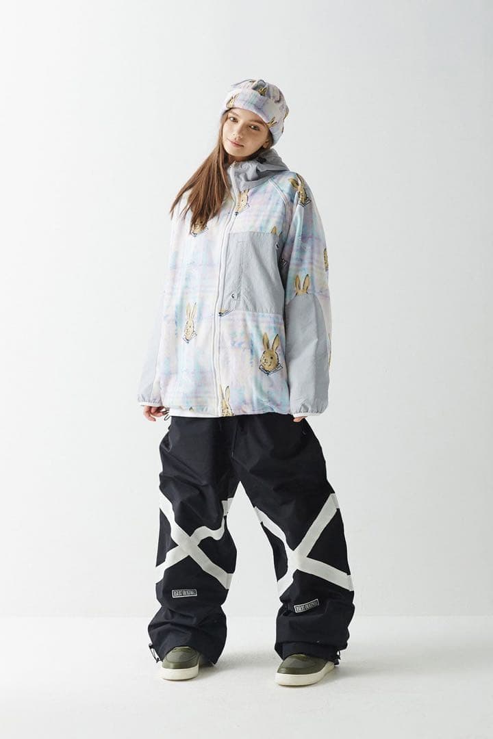 スノーボード BSRABBIT  Fleece Hooded Jacket(L)