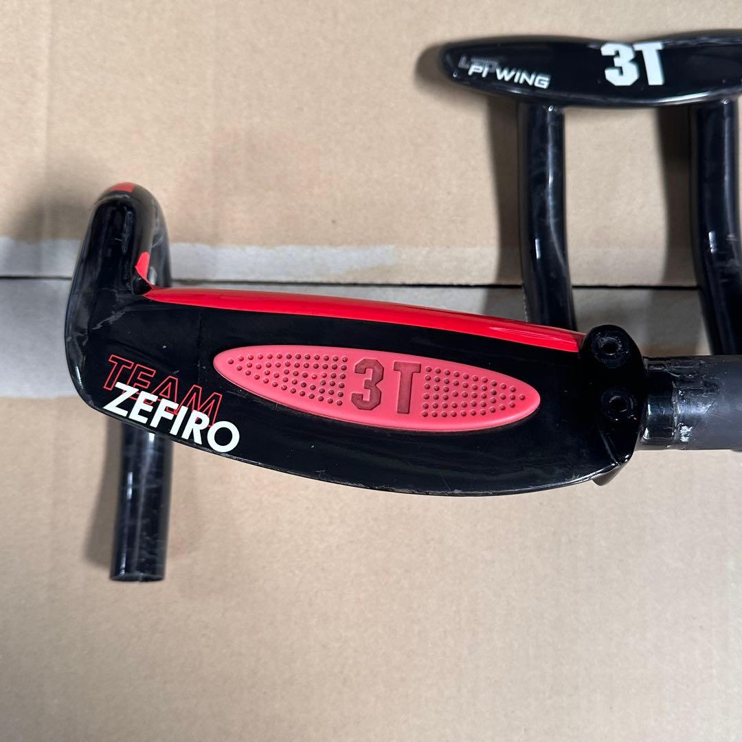 3T カーボンハンドル teamZEFIRO エアロハンドル TTバー